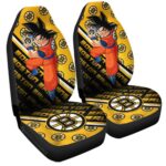 Boston Bruins Car Seat Covers Goku Car Decorations For Fans