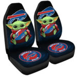Buffalo Bills Car Seat Covers Baby Yoda Car Accessories For Fan