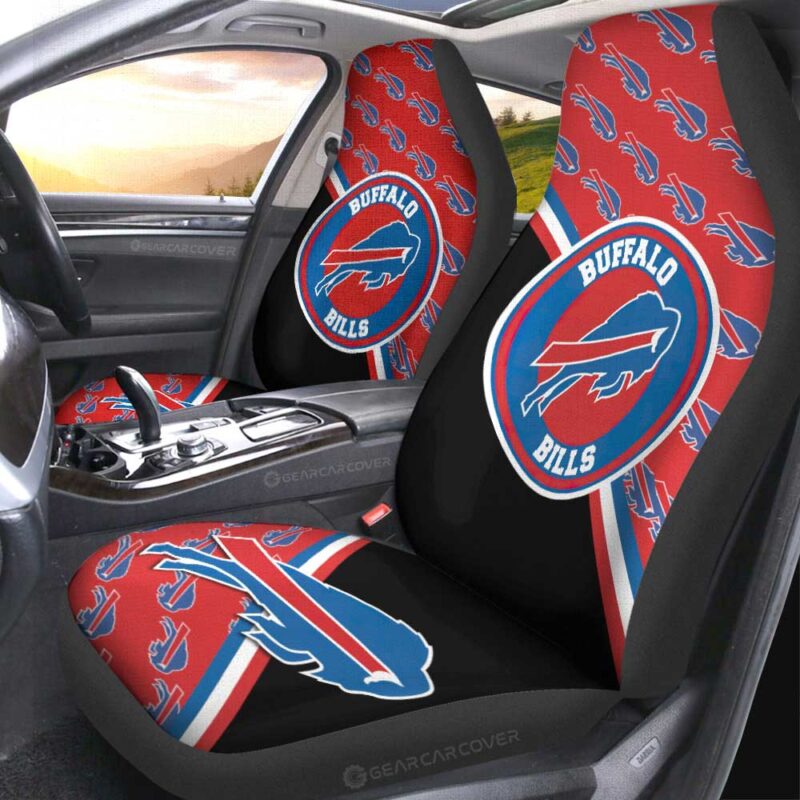 Buffalo Bills Car Seat Covers Custom Car Accessories For Fans