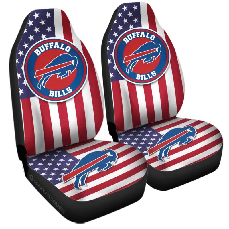 Buffalo Bills Car Seat Covers Custom Car Decor Accessories