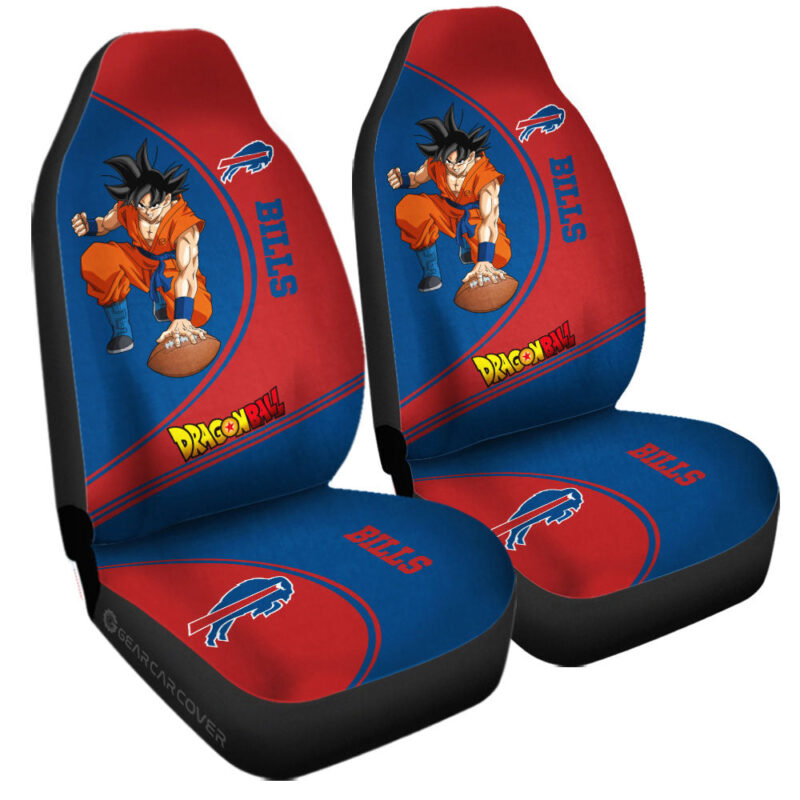 Buffalo Bills Car Seat Covers Goku Car Accessories For Fans