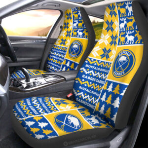 Buffalo Sabres Car Seat Covers Custom Ugly Style Car Accessories