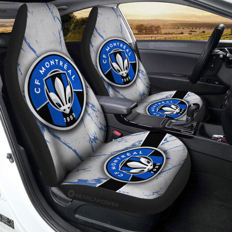 CF Montréal Car Seat Covers Custom Car Accessories For Fans