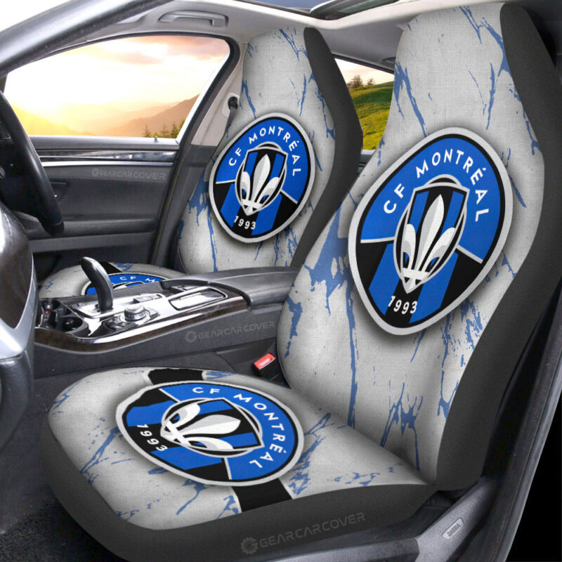CF Montréal Car Seat Covers Custom Car Accessories For Fans