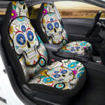 CF Montréal Car Seat Covers Custom Sugar Skull Car Accessories