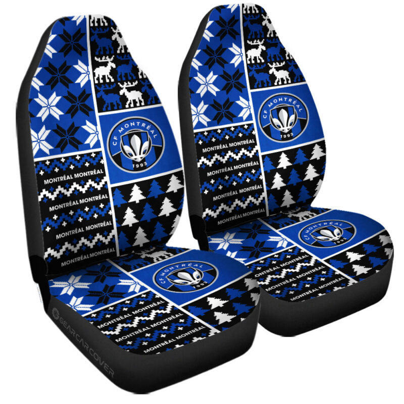 CF Montréal Car Seat Covers Custom Ugly Style Car Accessories