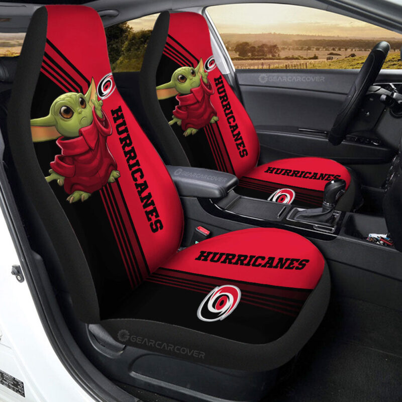 Carolina Hurricanes Car Seat Covers Baby Yoda Car Accessories
