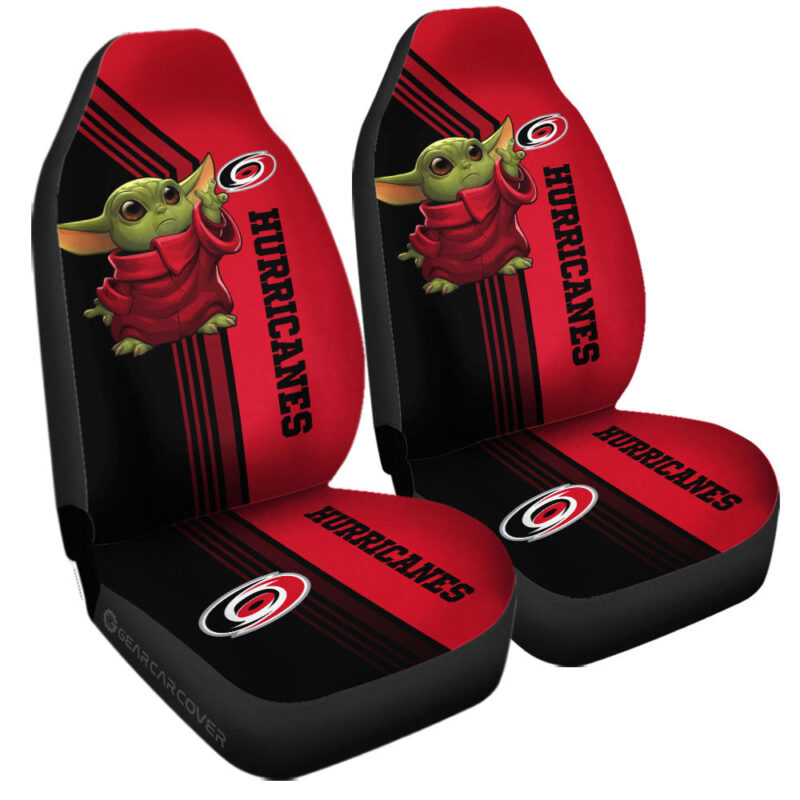 Carolina Hurricanes Car Seat Covers Baby Yoda Car Accessories