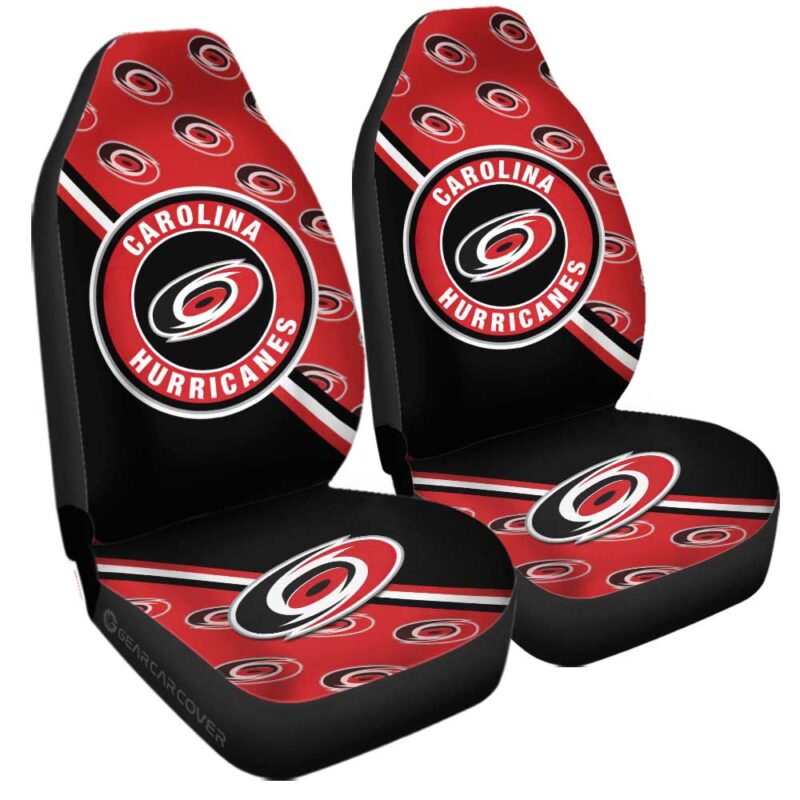 Carolina Hurricanes Car Seat Covers Custom Car Accessories For Fans