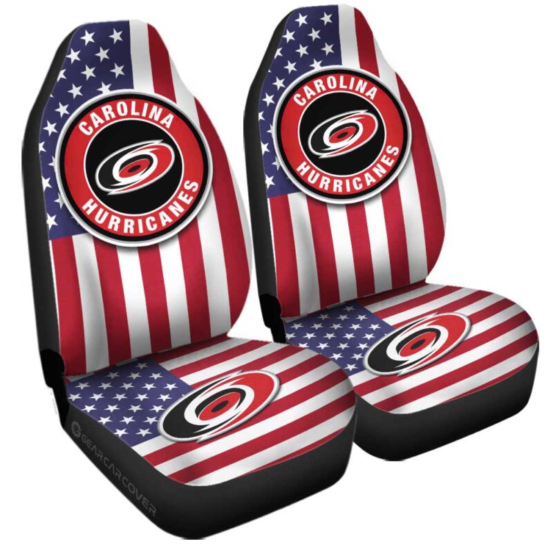 Carolina Hurricanes Car Seat Covers Custom Car Decor Accessories