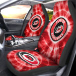 Carolina Hurricanes Car Seat Covers Custom Tie Dye Car Accessories