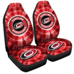 Carolina Hurricanes Car Seat Covers Custom Tie Dye Car Accessories