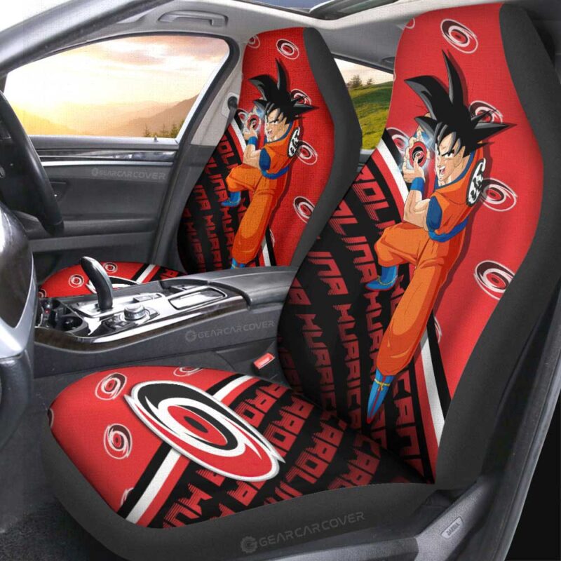 Carolina Hurricanes Car Seat Covers Goku Car Decorations For Fans