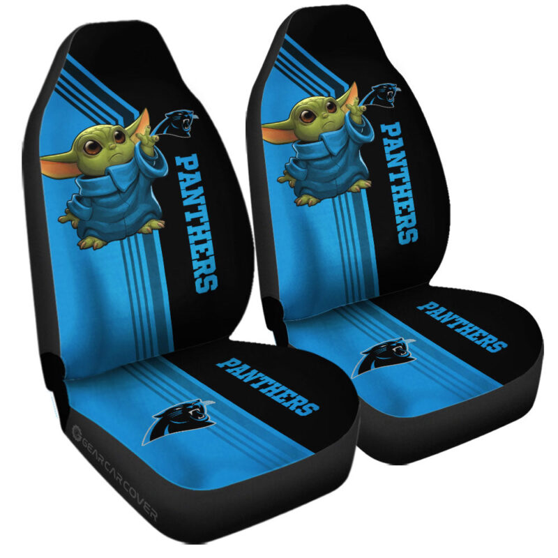 Carolina Panthers Car Seat Covers Baby Yoda Car Accessories
