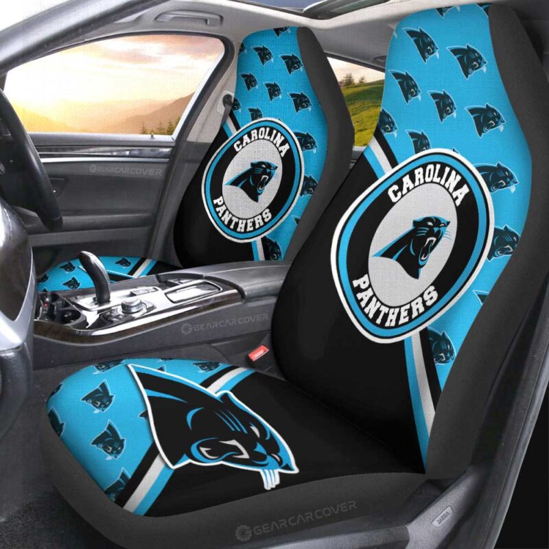 Carolina Panthers Car Seat Covers Custom Car Accessories For Fans