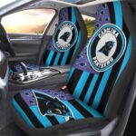 Carolina Panthers Car Seat Covers Custom US Flag Style