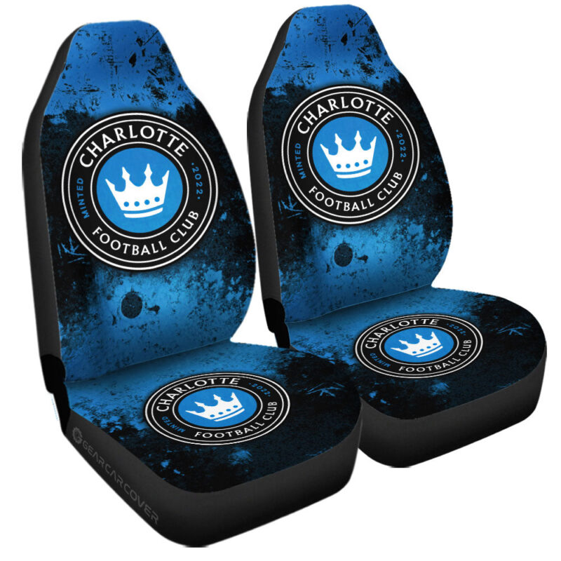 Charlotte FC Car Seat Covers Custom Car Accessories