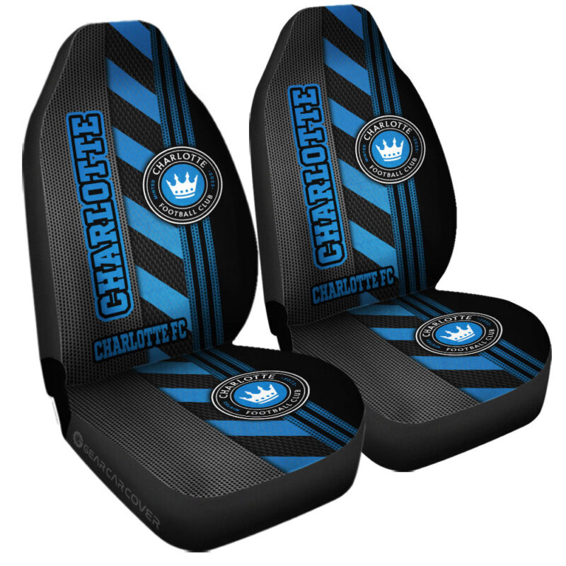 Charlotte FC Car Seat Covers Custom Car Accessories