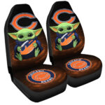 Chicago Bears Car Seat Covers Baby Yoda Car Accessories For Fan
