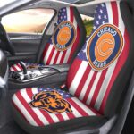 Chicago Bears Car Seat Covers Custom Car Decor Accessories