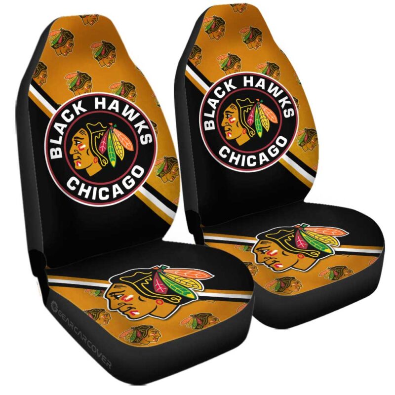 Chicago Blackhawks Car Seat Covers Custom Car Accessories For Fans