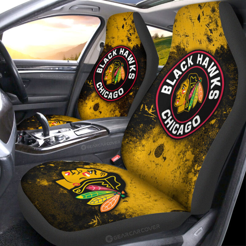 Chicago Blackhawks Car Seat Covers Custom Car Accessories