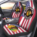 Chicago Blackhawks Car Seat Covers Custom Car Decor Accessories