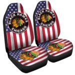 Chicago Blackhawks Car Seat Covers Custom Car Decor Accessories