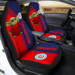 Chicago Fire FC Car Seat Covers Baby Yoda Car Accessories