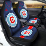 Chicago Fire FC Car Seat Covers Custom Car Accessories For Fans
