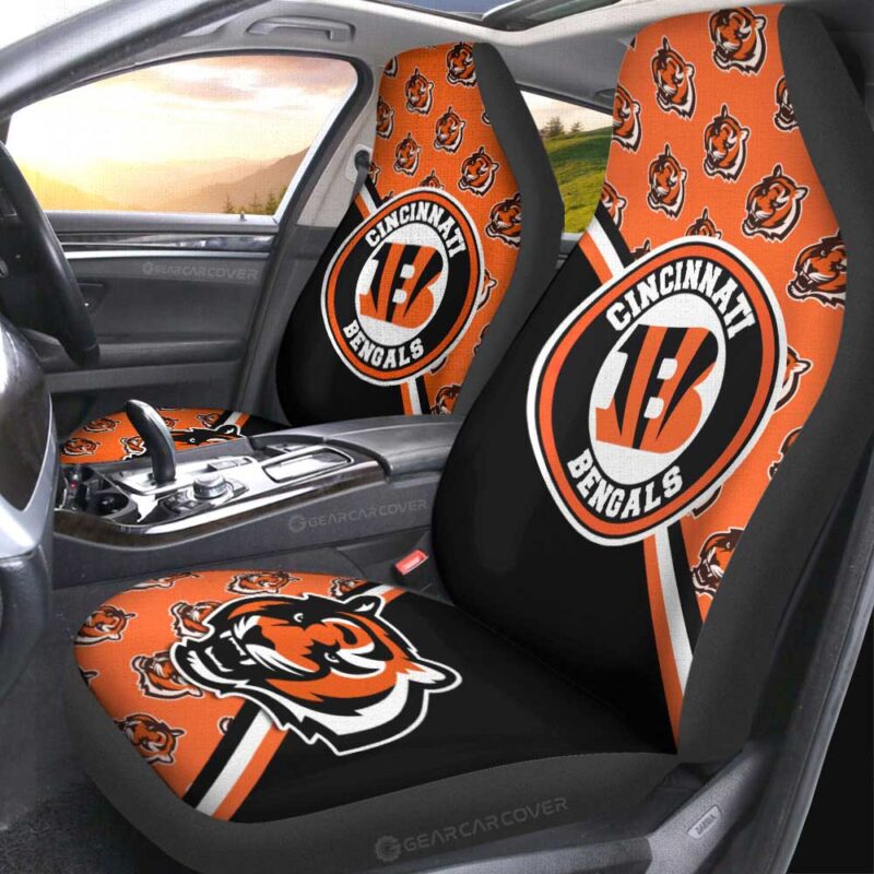 Cincinnati Bengals Car Seat Covers Custom Car Accessories For Fans