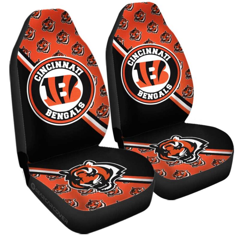 Cincinnati Bengals Car Seat Covers Custom Car Accessories For Fans