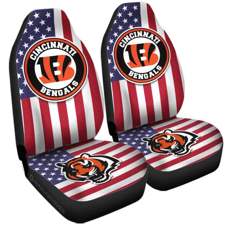 Cincinnati Bengals Car Seat Covers Custom Car Decor Accessories