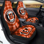 Cincinnati Bengals Car Seat Covers Custom Tie Dye Car Accessories