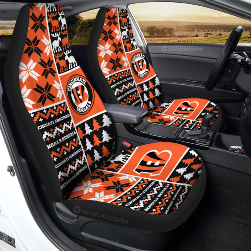 Cincinnati Bengals Car Seat Covers Custom Ugly Style Car Accessories
