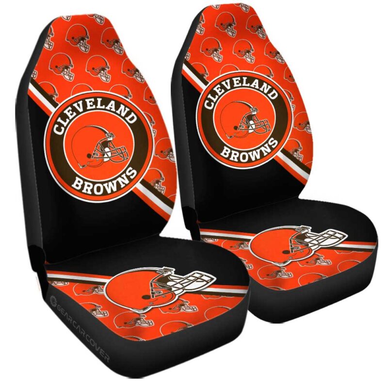 Cleveland Browns Car Seat Covers Custom Car Accessories For Fans