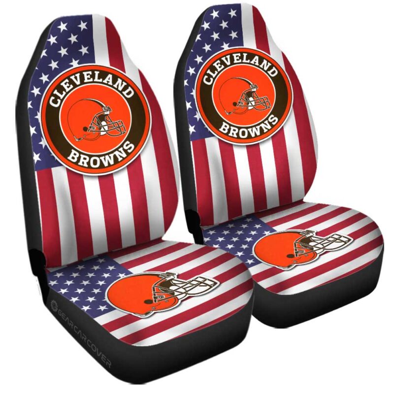 Cleveland Browns Car Seat Covers Custom Car Decor Accessories