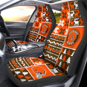 Cleveland Browns Car Seat Covers Custom Ugly Style Car Accessories