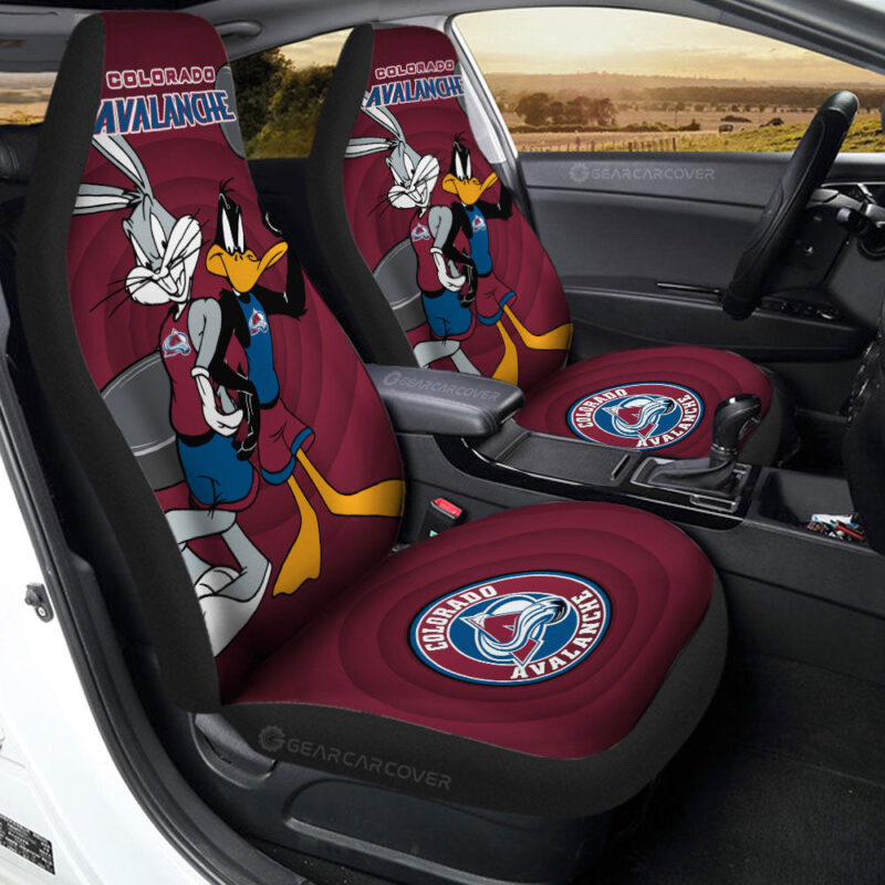 Colorado Avalanche Car Seat Covers Custom Car Accessories