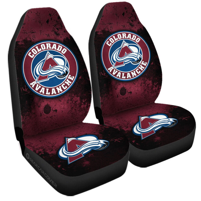 Colorado Avalanche Car Seat Covers Custom Car Accessories