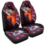 Colorado Avalanche Car Seat Covers Goku Car Decorations For Fans