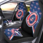 Columbus Blue Jackets Car Seat Covers Custom Car Accessories For Fans