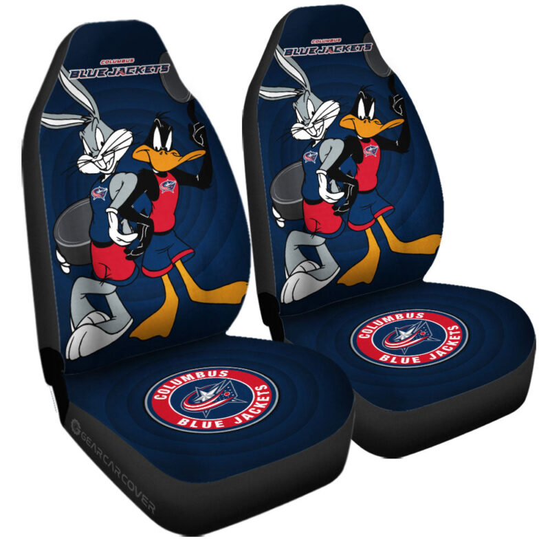 Columbus Blue Jackets Car Seat Covers Custom Car Accessories