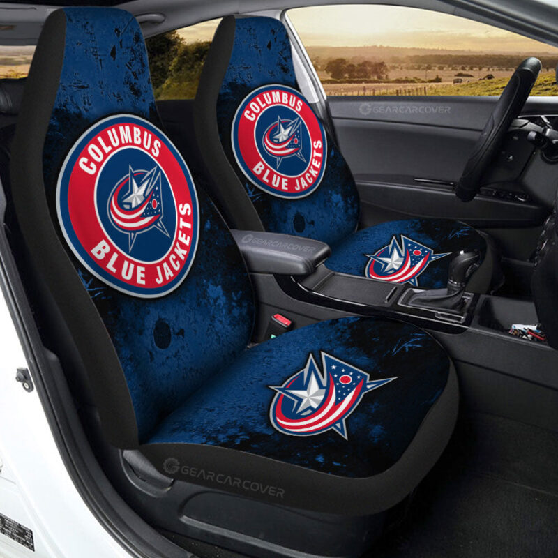 Columbus Blue Jackets Car Seat Covers Custom Car Accessories