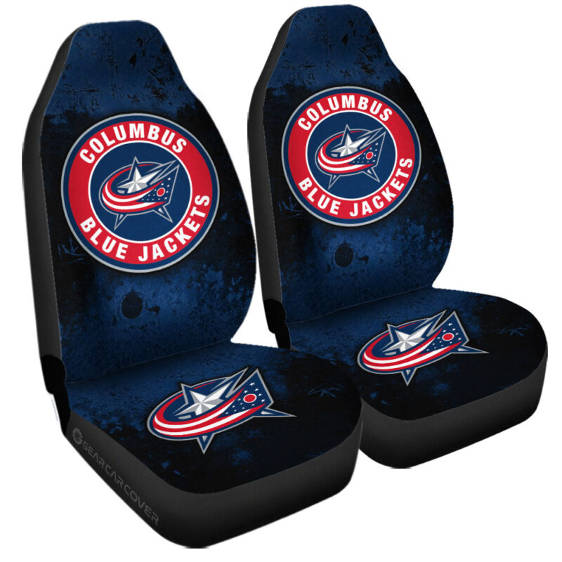 Columbus Blue Jackets Car Seat Covers Custom Car Accessories