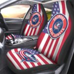 Columbus Blue Jackets Car Seat Covers Custom Car Decor Accessories