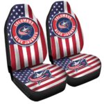 Columbus Blue Jackets Car Seat Covers Custom Car Decor Accessories