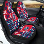 Columbus Blue Jackets Car Seat Covers Custom Ugly Style Car Accessories