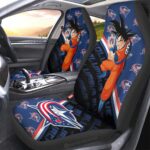 Columbus Blue Jackets Car Seat Covers Goku Car Decorations For Fans