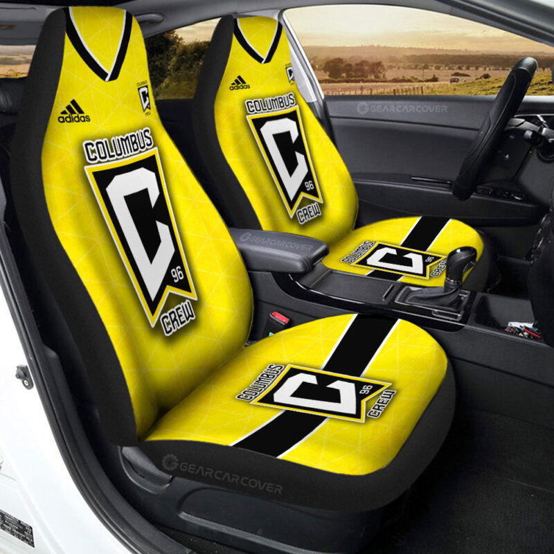 Columbus Crew Car Seat Covers Custom Car Accessories For Fans